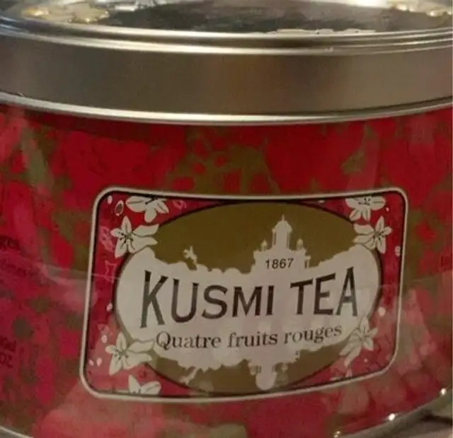 Kusmi Tea Quatre fruit rouge front packaging
