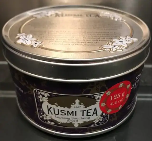 Thé Lapsang Souchong Boîte Métal front packaging