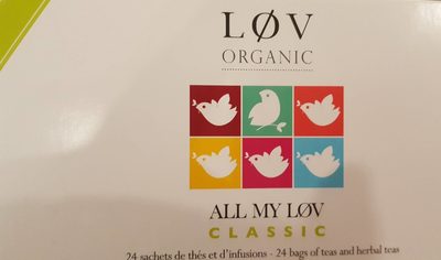 Lov organic front packaging