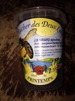 Miel de printemps LE RUCHER DES 2 LACS