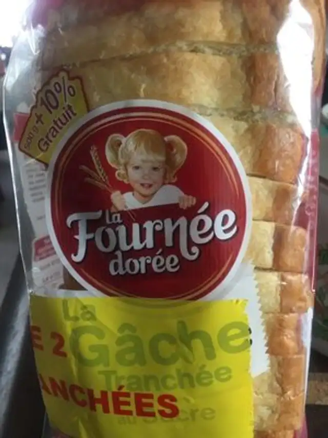 Brioche tranchée au sucre front packaging