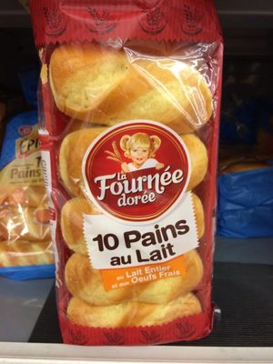 10 pains au lait - lait entier et oeufs frais