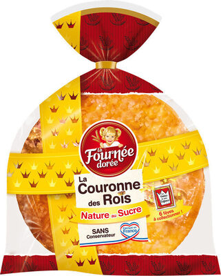 Couronne rois briochée nature 350g