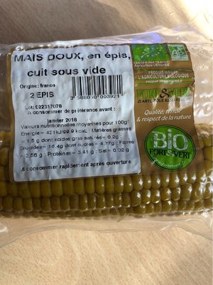 Mais 2 Epis Doux 400G