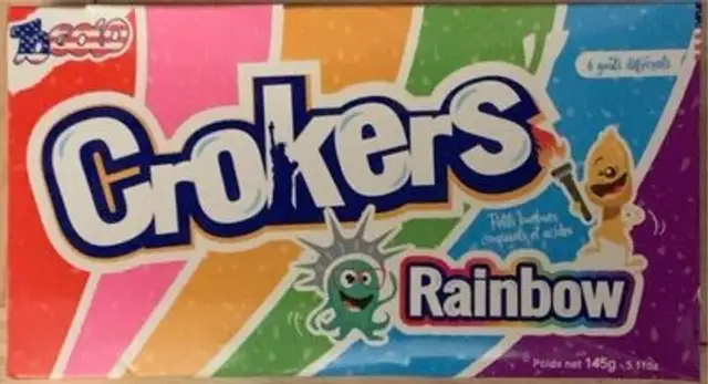 Rainbow - Petits bombon croquants et acides front packaging