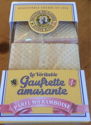 La veritable gaufrette amusante parfum framboise