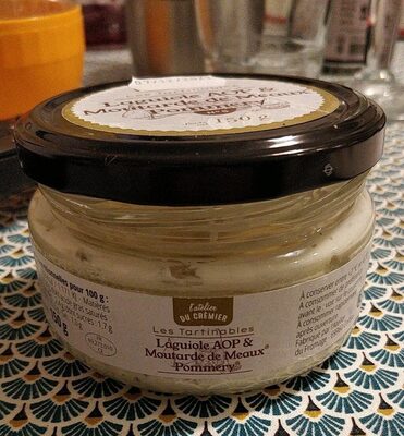 Laguiole AOP et Moutarde de Meaux Pommery