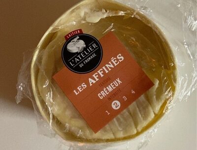 Fromage crémeux affinés front packaging