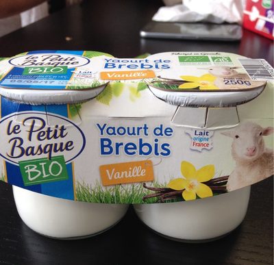 Yaourt de Brebis Vanille front packaging