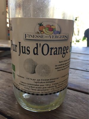 Pur jus d’orange bio front packaging