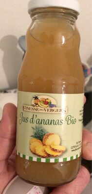 Jus d’ananas bio front packaging