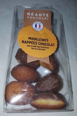 Madeleines nappées chocolat