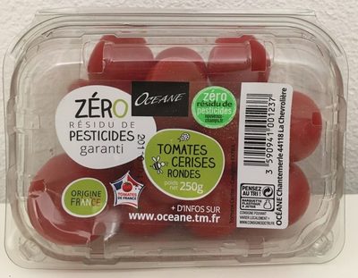 Tomates cerises rondes front packaging