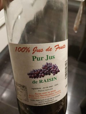 Pur jus de raisin