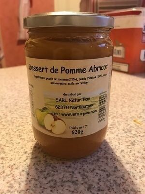 Dessert de pomme abricot