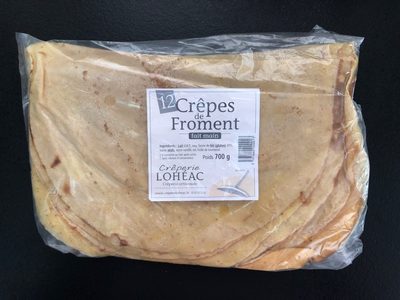 12 Crêpes de Froment - fait main
