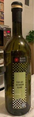 Pur jus de raisin blanc front packaging