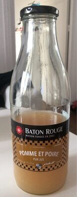 Jus de pomme et poire