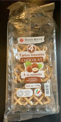 4 Tartes tressées Chocolat À la noisette