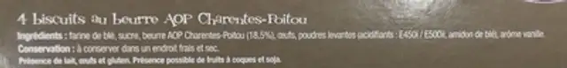 La lettre-à-croquer - Biscuits délicieusement timbrés ! ingredients label