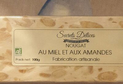 Nougat miel et amandes