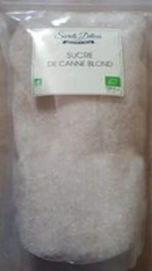 Sucre de canne blond