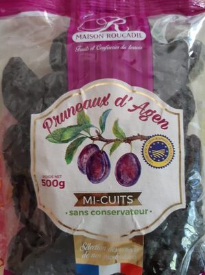 Pruneau d'Agen mi cuits  sans conservat.