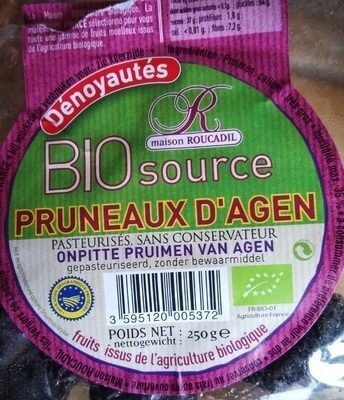 Pruneaux d'Agen sans conservateur front packaging