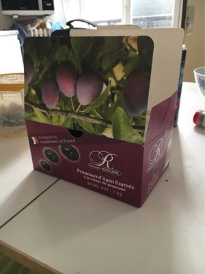 Pruneaux d'agen fourrés