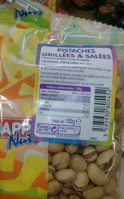 Pistaches grillées & salées