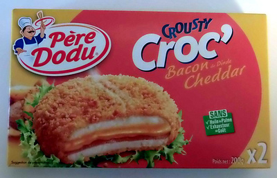 Crousty Croc' Bacon de dinde Cheddar