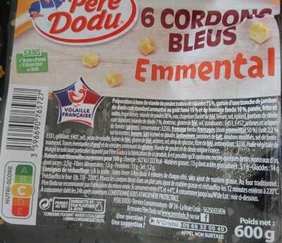 Cordons bleus emmental