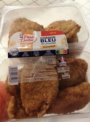 Cordon bleu de poulet, emmental