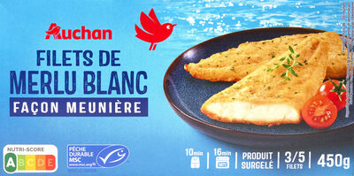 Filets de merlu blanc façon meunière