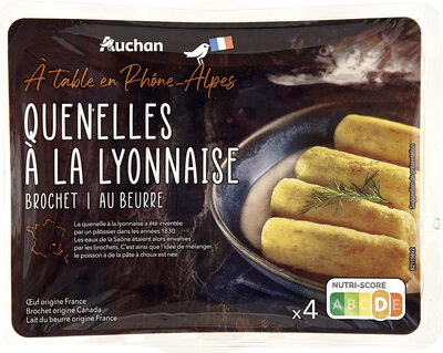 Quenelles de brochet à la lyonnaise, au beurre