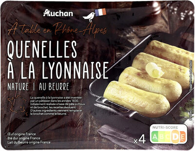 Quenelles à la lyonnaise nature, au beurre