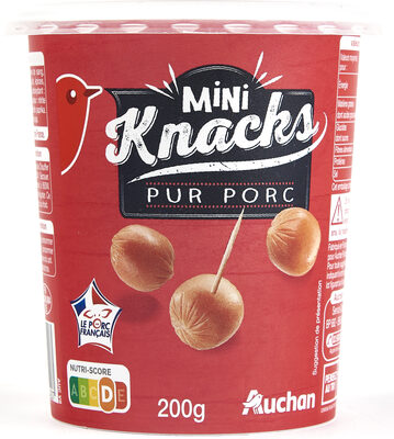 Mini Knacks pur porc front packaging