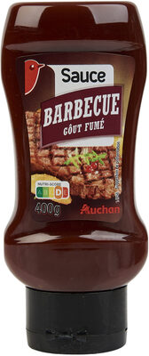Sauce barbecue goût fumé front packaging