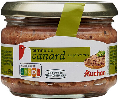 Terrine de canard au poivre vert