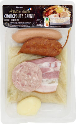 Choucroute garnie d'Alsace cuisinée au Riesling