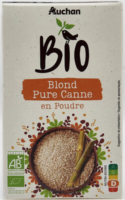Pure canne en poudre biologique