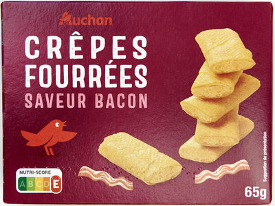 Crêpes fourrées saveur bacon
