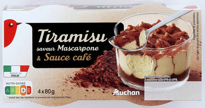 Tiramisu Mascarpone et Sauce café front packaging