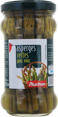 Auchan asperges vertes pic nic bocal 100g