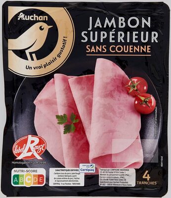 Jambon Supérieur LABEL ROUGE sans couenne