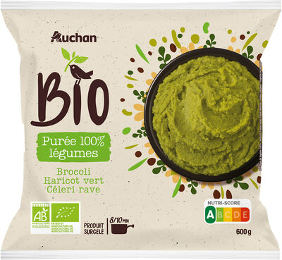 Purée 3 légumes issus de l'agriculture biologique