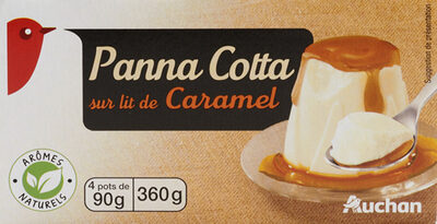Panna Cotta sur lit de caramel front packaging
