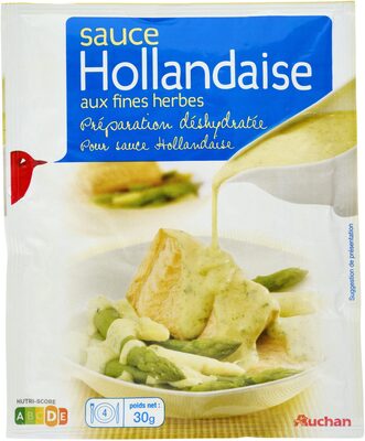 sauce HOLLANDAISE aux fines herbes front packaging