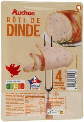 Rôti de dinde front packaging