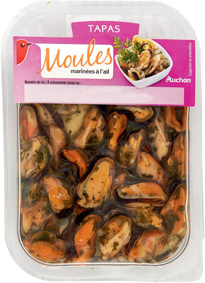 Tapas moules marinées à l'ail